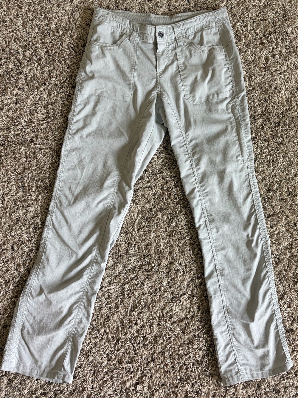KÜHL Women’s Gray Stretch Outdoor Pants Size 6 Regular Cotton Blend Hiking